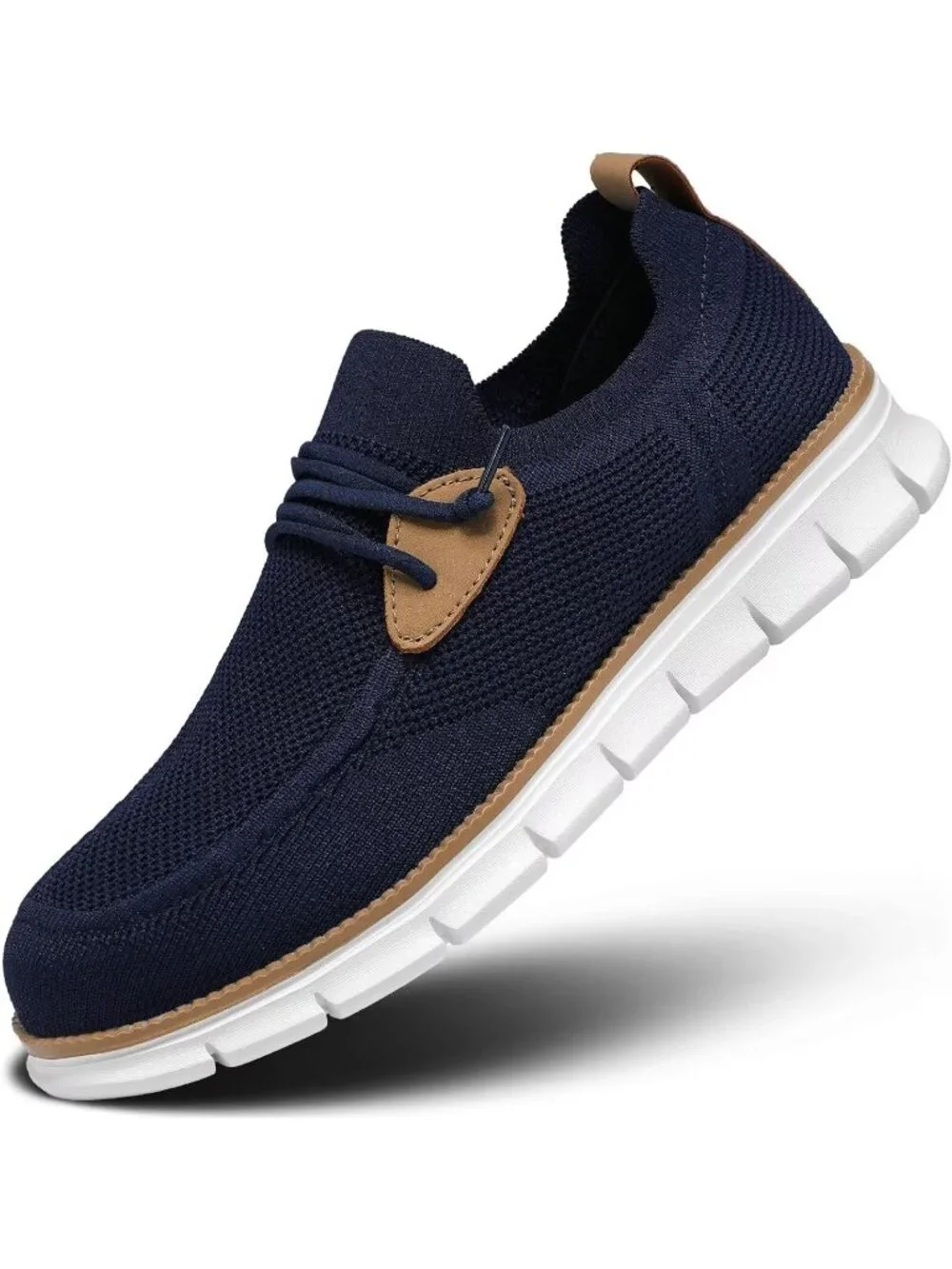 Men's Dark Blue Loafers Slip On Walking Dress Casual Business Oxfords Sneakers